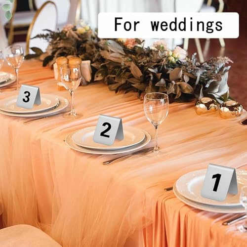 Numéro de table en acier inoxydable de 1 à 10 pour l'organisation de banquets - 6