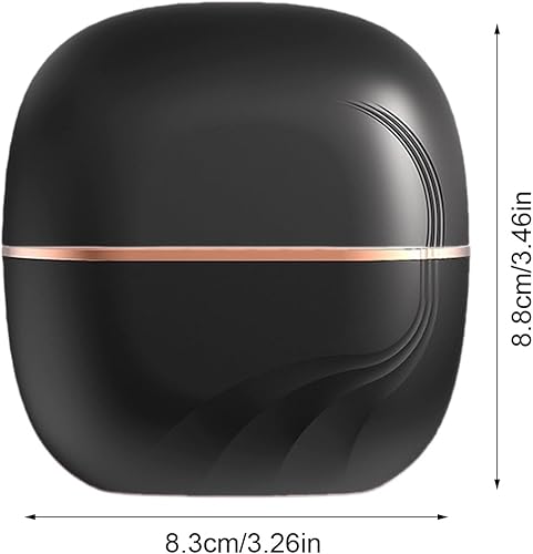 Miniatura 2 de Mini alisador de pelo, cepillo portátil para alisar el cabello, mini cepillo alisador caliente con 3 modos de calor de velocidad, alisadores de pelo