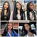 MIRONICA Straight Human Hair Bundles 30 Inch 12A Brazilian 1 Bundles Human Hair 100% Unprocessed Virgin Hair Double Machin Weft for Black Women Natural Black Color Hair Extensions