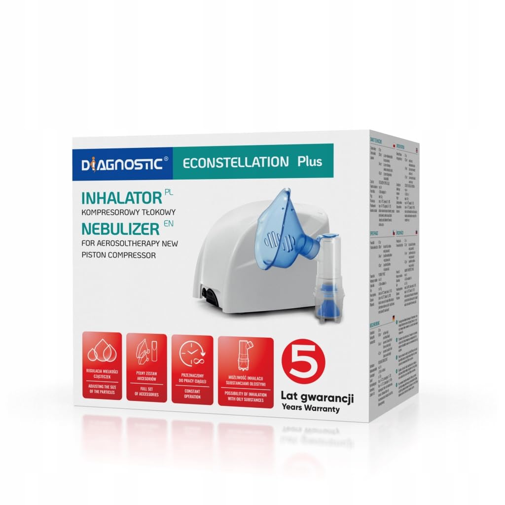Diagnostic Econstellation Plus Inalatore aerosol a pistone con nebulizzatore
