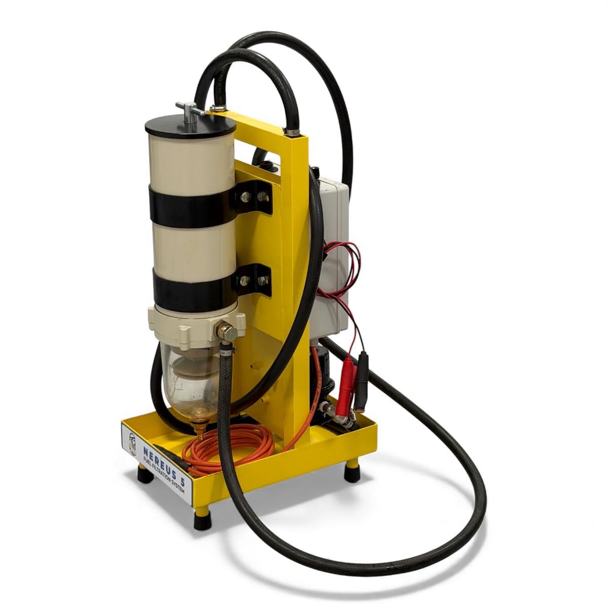 Nereus 15 Unità Filtrazione Diesel a 12V e 230V, 10 micron, Flusso 15 l/min | Accessorio gasolio, per diesel, portata 15 l/min, alimentazione 12V