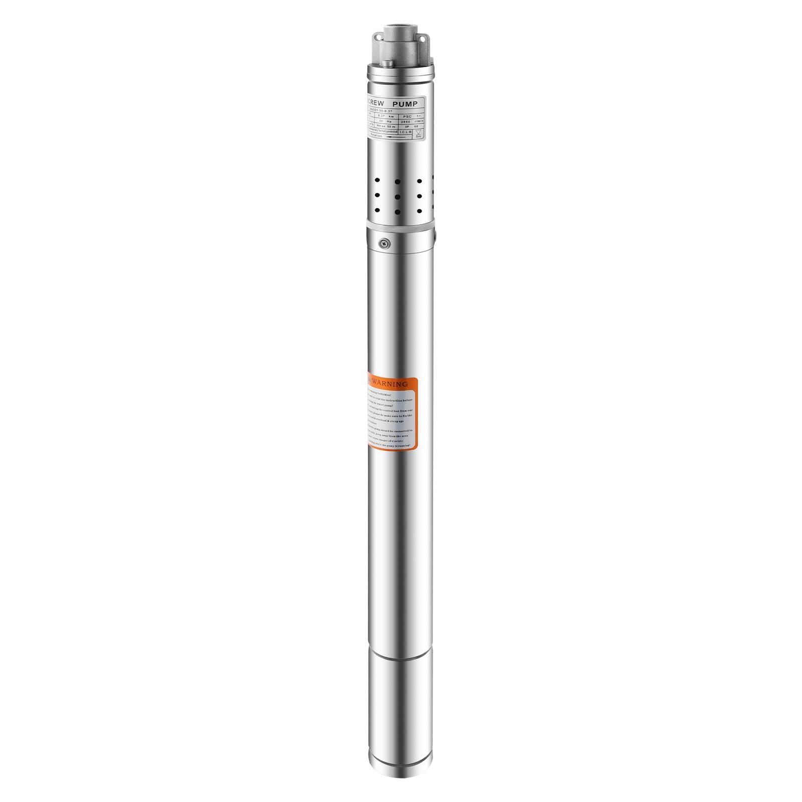 Pompa Acqua Sommergibile Per Pozzo Profondo Acciaio Inox 304, Pompa Immersa Flusso 1000L/h, Alta Pressione 5 Bar, Giardino Irrigazione Bacino, 220V, 69cm, Pompa Di Sollevamento Automatico