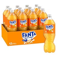 Fanta Orange Zero Sugar Soft Drink Multipack Bottles 12 x 1.25L