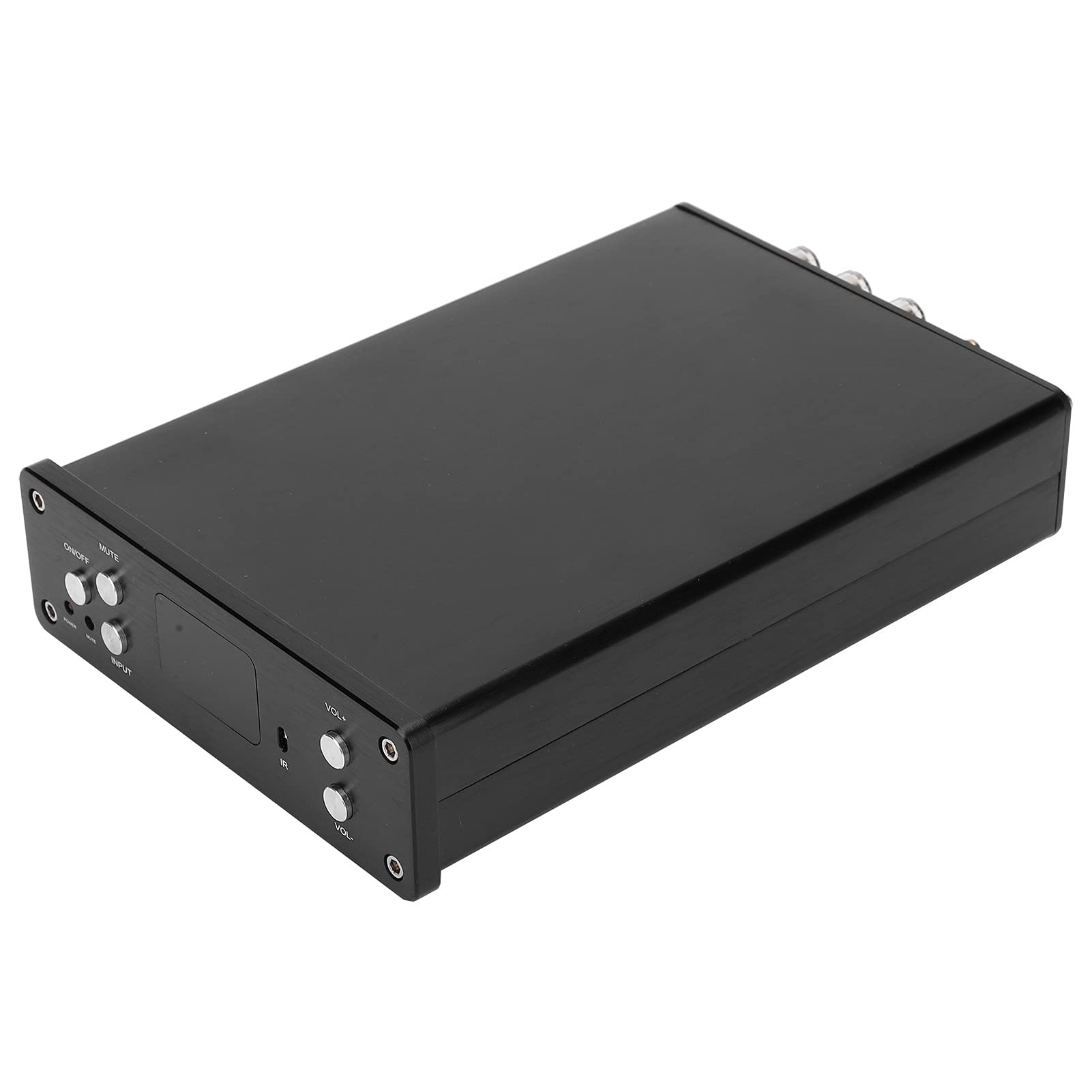 Ejoyous Wzmacniacz Mocy Wzmacniacz Bluetooth 5.0 ze Stopu Aluminium STA326 50 W Plus 25 W Plus 25 W DC 24V do 32 V z Optycznym Koncentrycznym Wejściem USB dla Użytkowników Domowego Sprzętu Audio
