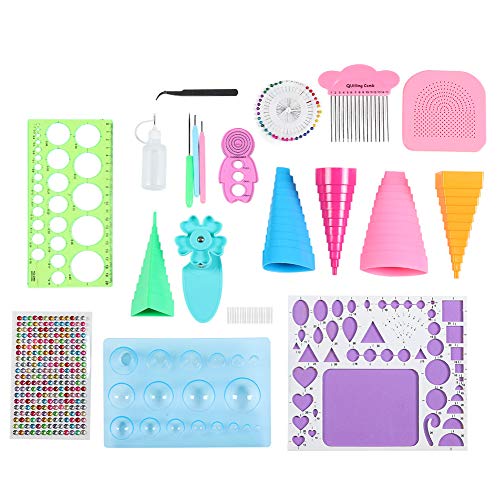 Duurzame papieren quilling-set, duidelijker doe-het-zelfaccessoire, cartoon 3-in-1 decoratie voor kaarten die decoratief… - Image 5