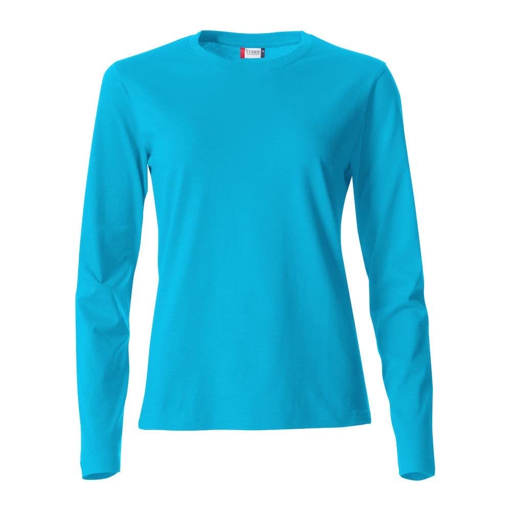 CliQue Womens/Ladies Basic Long-Sleeved T-Shirt (XXL) (Turquoise)