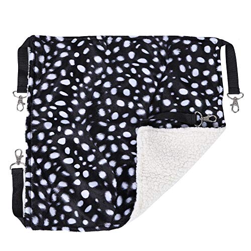 Respirável Durável Confortável Pet Rede Rede,(Lamb wool polka dot, L)