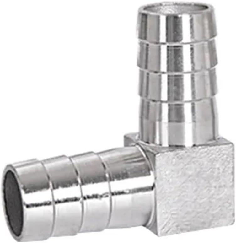1pc 6 8 10 12 mm Y Type Tee 304 Stainless Steel Barb Pipe Fitting 2 3 4-Way Water Gas Hose Connector Barbed Adapter(L Elbow,10mm)