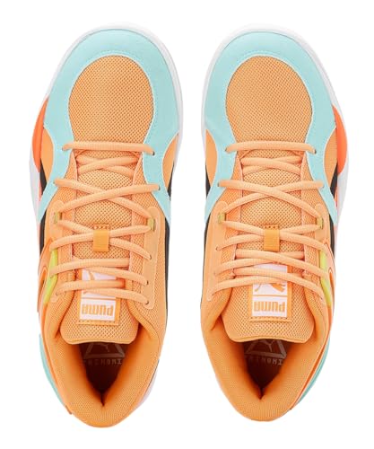 Image of Puma Unisex-Adult TRC Blaze Court Clementine-Ultra Orange Basketball Shoe - 9UK (37658223)