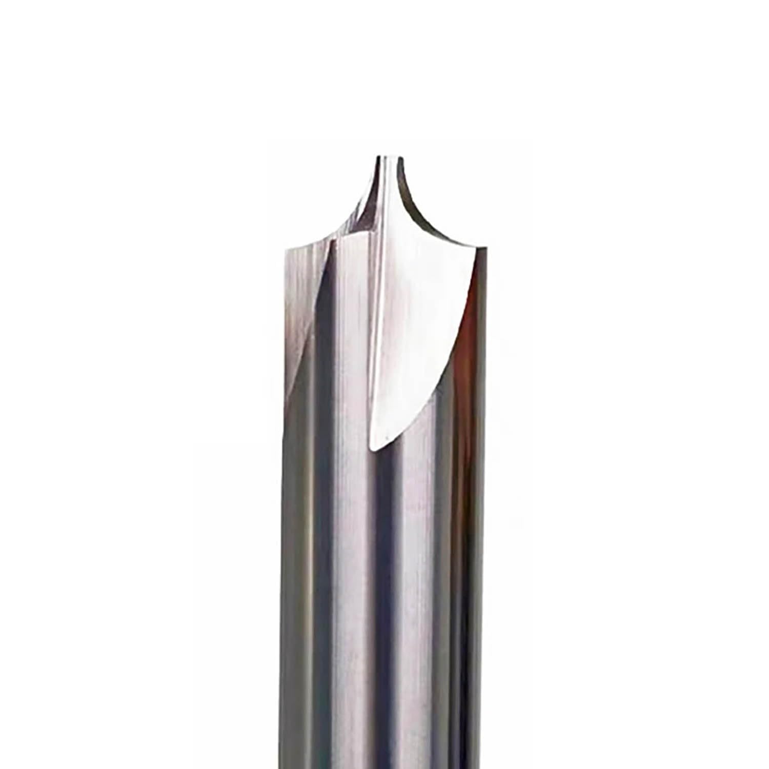 4mm 6mm 8mm Shank Carbide Radius Corner Rounding Cutter End Mill CNC Tool Inner R1 R2 R3 Chamfering Outside Radii Quarter Circle Router Bit(R2.5x8Dx50L,Coated-BB2055)