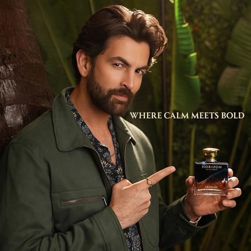 Image of Arabian Aroma Horizon Men's Perfume | Fresh and Long-Lasting Fragrance | Refreshing fragrance for men | Eau De Perfume | Long Lasting Perfumes for Men (100ML)
