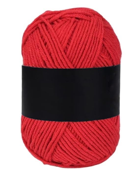 Fil de coton pour crocheter sans rupture fil à tricoter robuste pour débutant