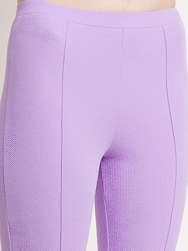 Image of POPWINGS Casual Solid Regular Fit Solid Trouser for Women || Pull On Trouser for Women || Semi-Formal Work Women Trouser for Summer || Stylish Western Trouser