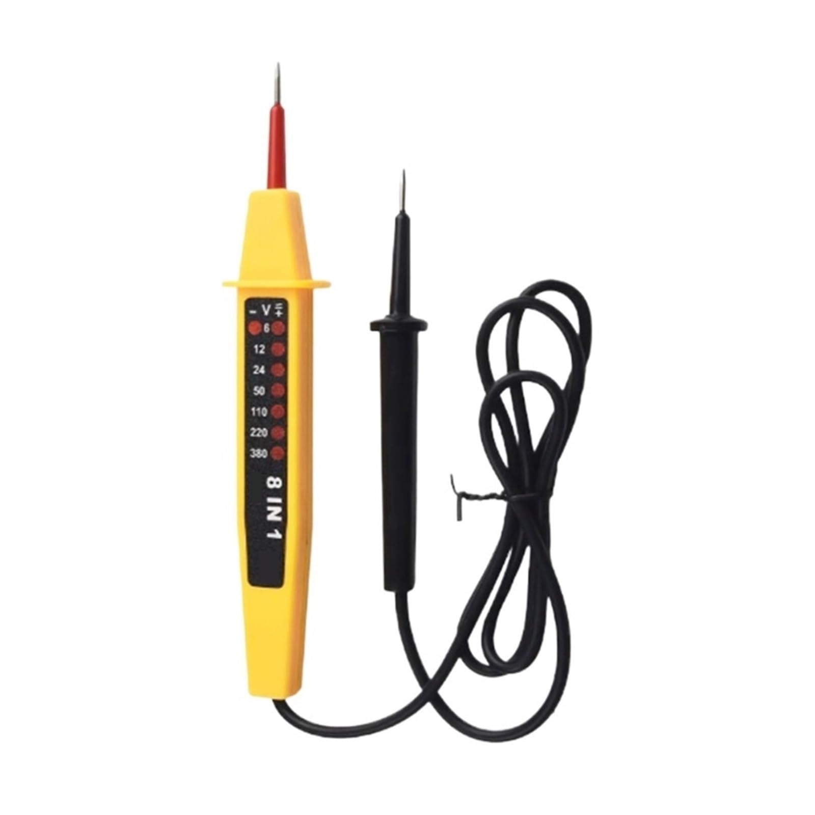 Comprobador de voltaje, 2 Comprobadores De Voltaje 8 En 1 For Automóviles, Con Luces LED Y Sensores For Electricistas,Herramienta eléctrica automotriz