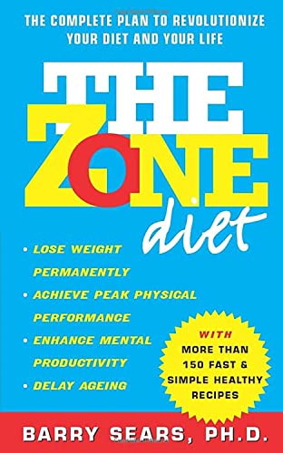 Portada de THE ZONE DIET: The Definitive Low-Carb Guide with Easy Recipes for Healthy Eating