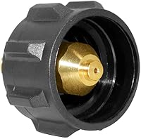 Vista 3 de Hooshing QCC1 - Adaptador de propano, válvula reguladora de gas con tuerca Acme y rosca de tubo macho NPT de 14 pulgadas