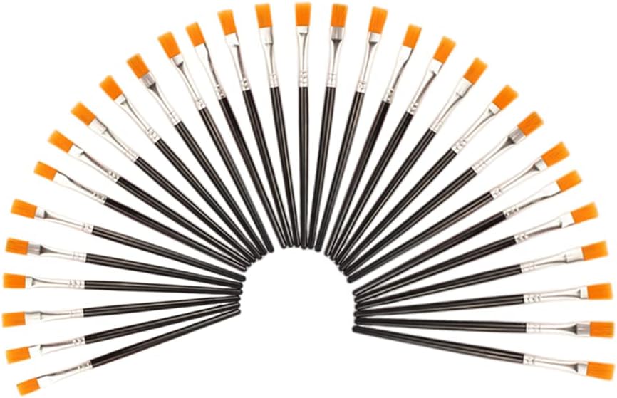 9 PCS Glue Brush,Small Brushes,Glue Brushes For Crafts, Flat Paint