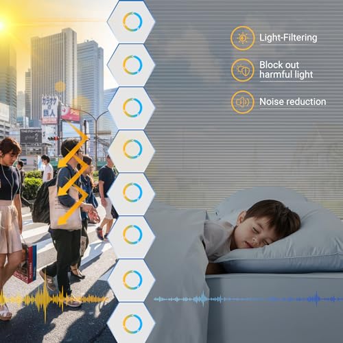 Honeycomb Cellular Shades Cordless Light Filtering for Windows Inside & Outside Mount, 33x64 inch, White(Light Filtering)