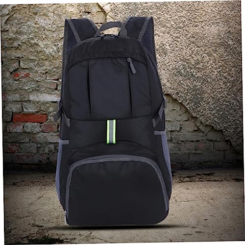 Mochila Deportiva Plegable Ligera Negra miniatura 6