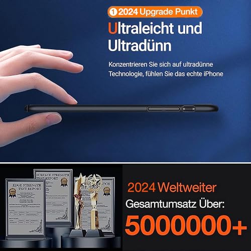 iPhone SE Hülle von TORRAS für iPhone SE 2020/8/7, ultra dünn und leicht