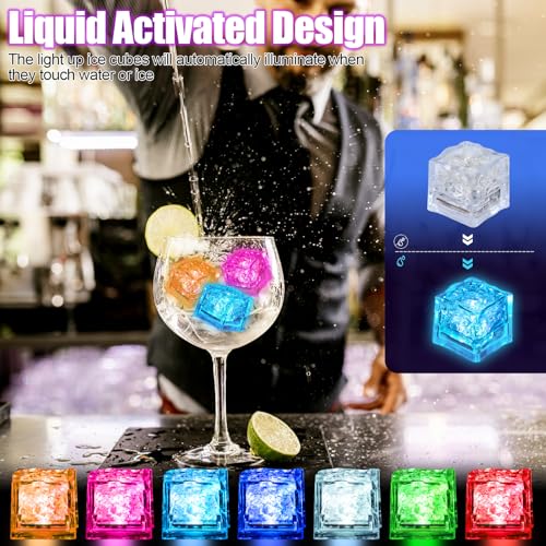 Cubos de Hielo LED Reutilizables 320 Piezas Coloridos miniatura 3