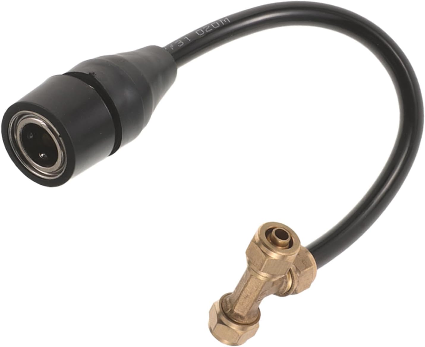 Air Tank Hose Tee Splitter for Semi Truck Air Seat Extension Kits with Copper and Plastic Construction Easy Installation and High Pressure Resistance for Commercial Truck Use