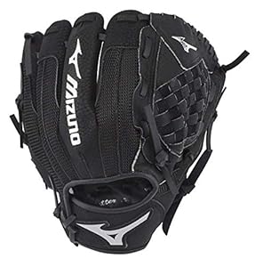 Mizuno GPP1000Y3 Youth (Ages 3-6) Prospect Series PowerClose Baseball Gloves, 10", Right Hand Throw, Black Tartan Flex Web product image