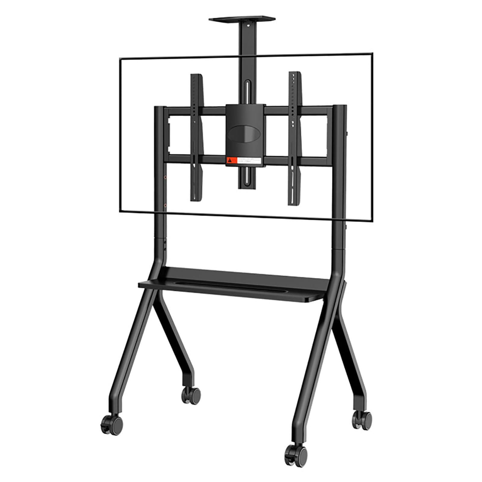 Smart Board-Ständer Für 42-75 Zoll Smart Whiteboard, Boden-TV-Ständer Mit Vier Feststellbaren Rädern, Design Für Büro, Klassenzimmer Und Zuhause C,42~75INCH