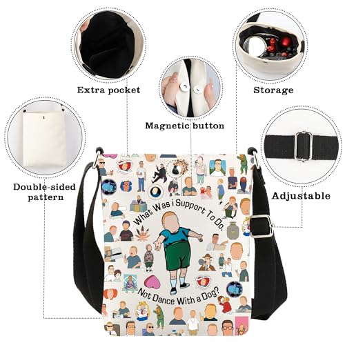 CMNIM Family Animated TV Series Merch B Crossbody Bag B Quote Inspired Shoulder Purse Cartoon TV Show Gifts for Fans3