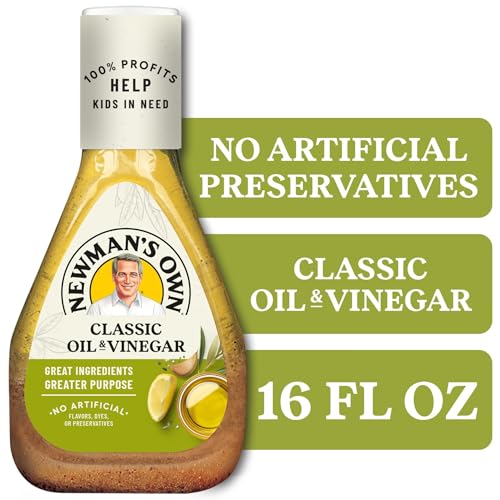 Newmans Own Drssng Oil Olive N Vinegar 16 OZ