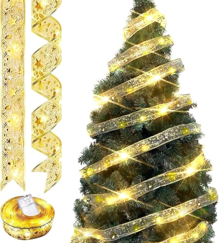 Estrella Dorada De Navidad Para El árbol De Navidad Ilustración