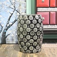 Amazon.co.jp: [GZGZ] 陶器 スツール イス 腰掛け 花台 ガーデンチェア