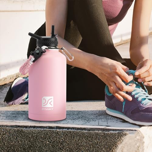 DYSANKY 2L Insulated Water Bottle 64 oz - Multiple Insulation Vacuum Sealed - Portable Sports Half Gallon Metal Water Jug for Outdoor Adventure, Gym, and Daily Use - Leak Proof & Non-BPA 2 Liter — view 7