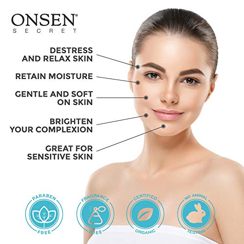 Onsen Japanese Aloe Vera Face Wash - Premium Nightly Facial Cleanser for Makeup Removal, Heals Dry & Sensitive Skin, Hyaluronic Acid, Curry Leaf Oil, Vitamin C & E, Gel Cleanser - 5.6 fl oz/165 ml - Thumbnail 7