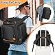 CURMIO Reisetragetasche Kompatibel mit Bose S1 Pro+, Bluetooth-Lautsprecher-Rucksack mit Schultergurten und Zubehörtaschen für Mikrofon, Ladegerät, Kabel, Schwarz