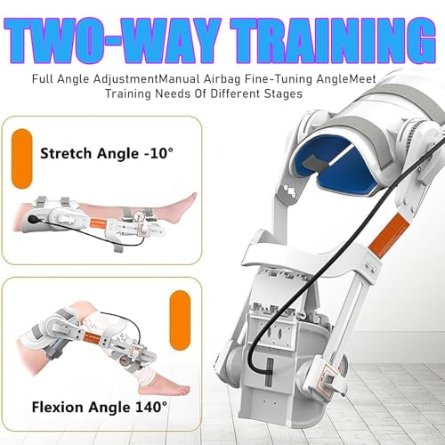 Image of Knee joint trainer, a home exercise equipment equipped with 10 -140 flexion extension bi-directional training, used for lower limb stiffness and knee joint bending /extension