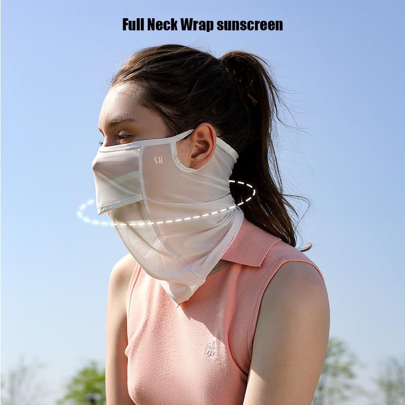 Neck Gaiter Face Mask with UV Protection Face Cover for Sun Protective Balaclava Bandana for Women, Golf Mask - Image 4