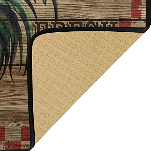 Alaza Rooster Kitchen Floor Mat Farmhouse Kitchen Non Slip Comfort Mat 39X20 Inches #TOP4