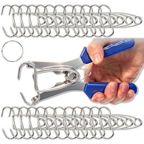 JUNXILPPD Miter Spring Clamp and Pliers Kit with 24 Miter Clamps