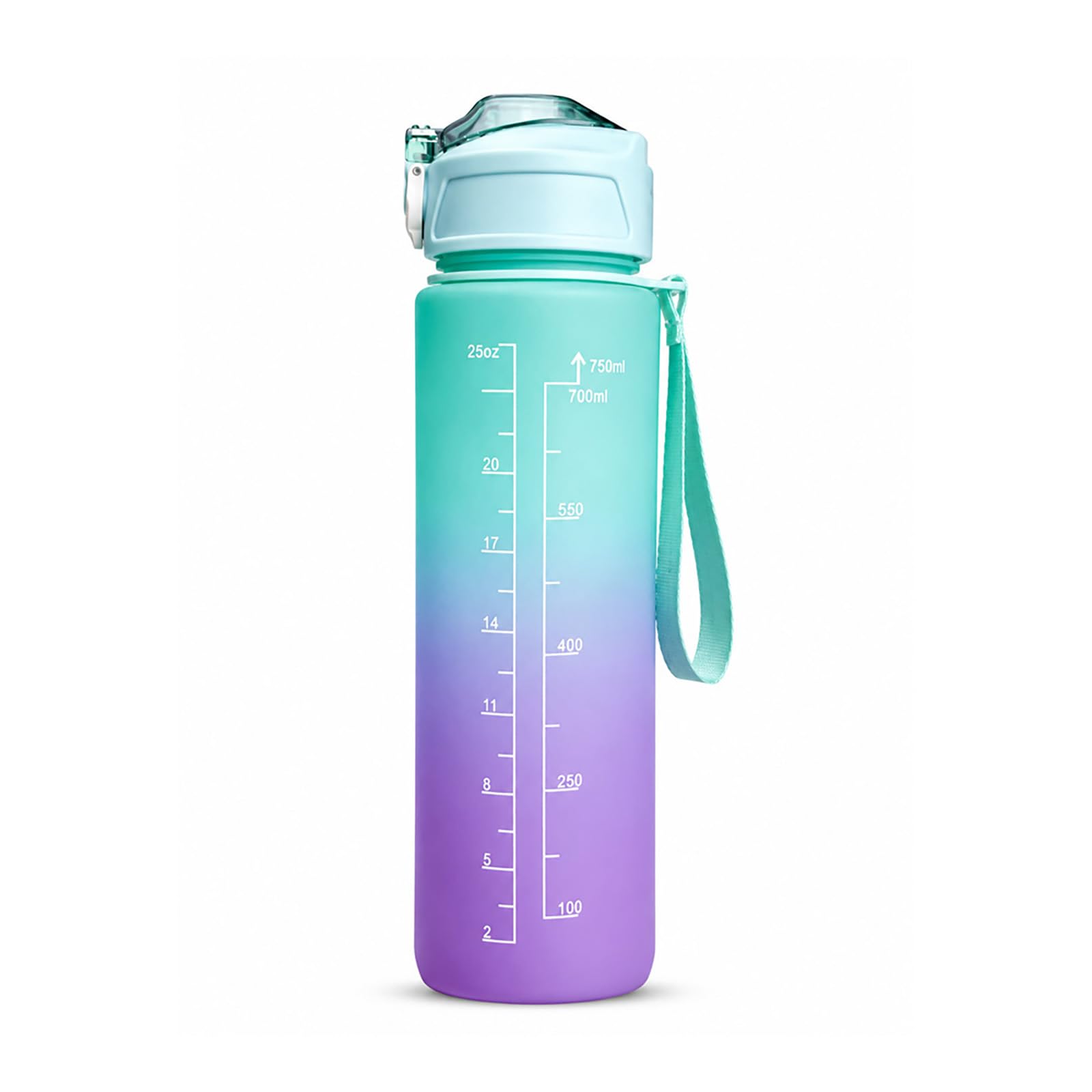 VOLTICO Sports Drink Water Bottle 750ml, Motivational Water Bottle