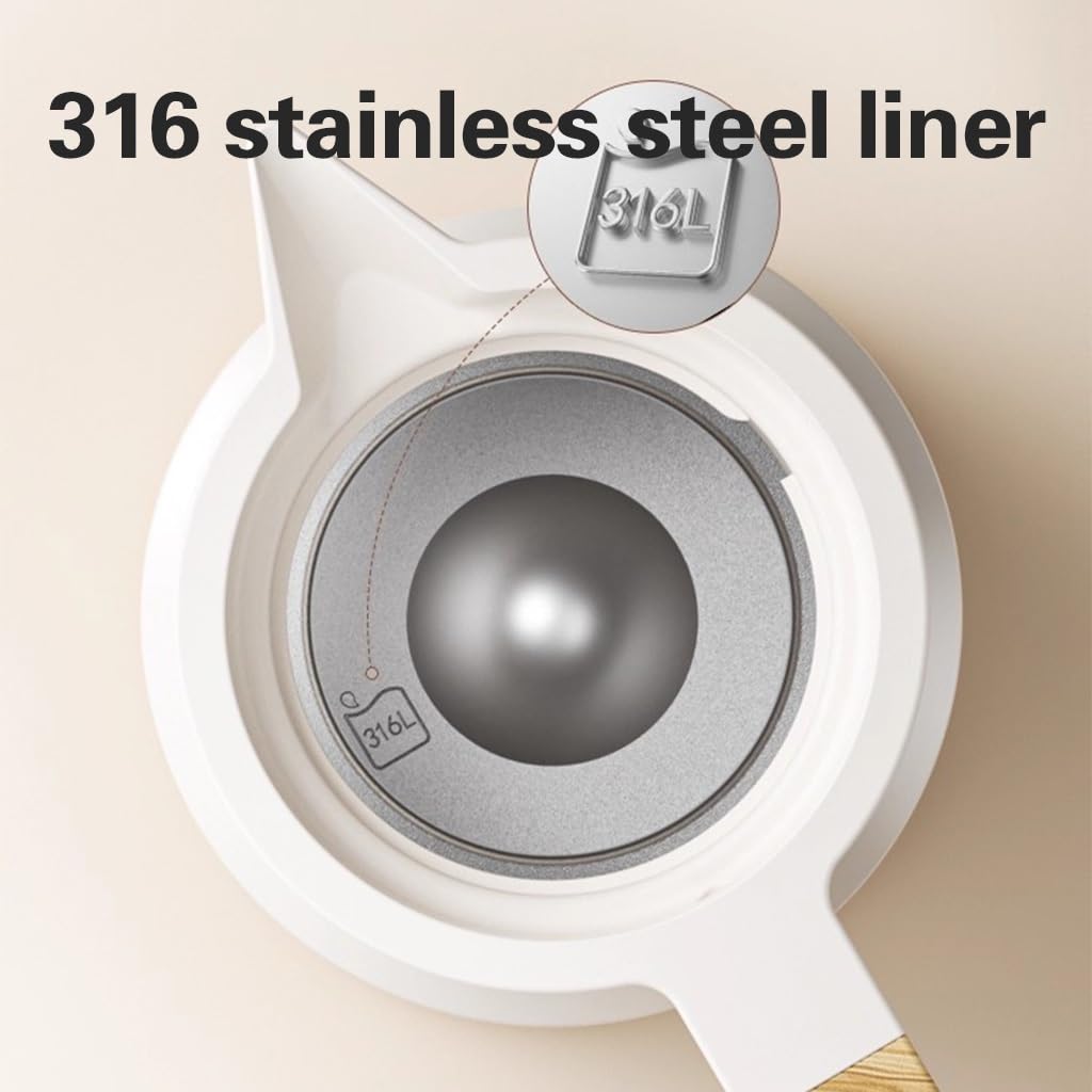 Jarra térmica para café, termo de doble pared aislada al vacío para bebidas calientes, forro de acero inoxidable para café y té