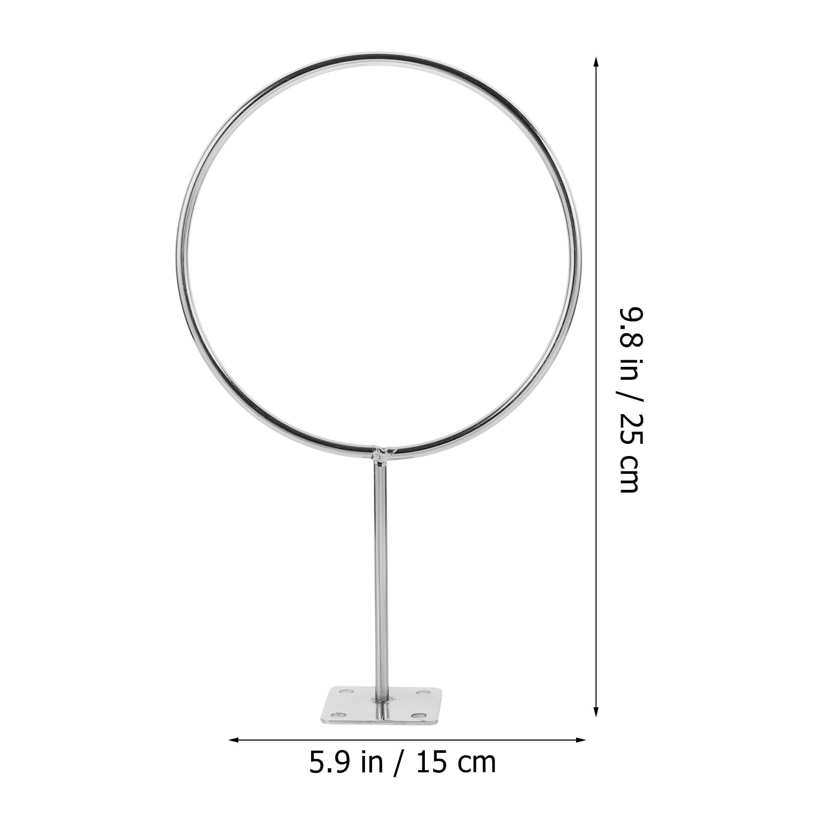 Healvian 6 Soportes de Pared para Balones Deportivos de Hierro, Portapelotas Multiusos para Baloncesto y Fútbol, Estante para Almacenamiento y Exhibición en Gimnasio y Hogar