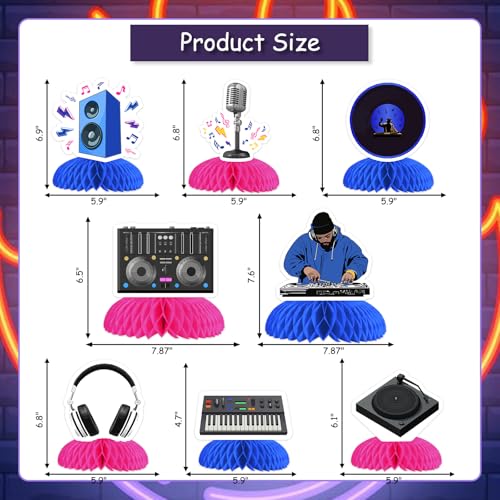 Accessoires de table de DJ pour anniversaire et soirée - 5