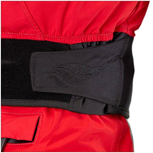 Stohlquist Amp Drysuit with Tunnel Drysuit (Fireball Red/Black, Medium)