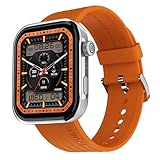 Noise Biggest Launch Pro 5 Smart Watch with 1.85" AMOLED Display, BT calling, New DIY Watch faces, Ultra personalization with smart dock, Productivity suite, 100 sports modes and more -(Sunset Orange)
