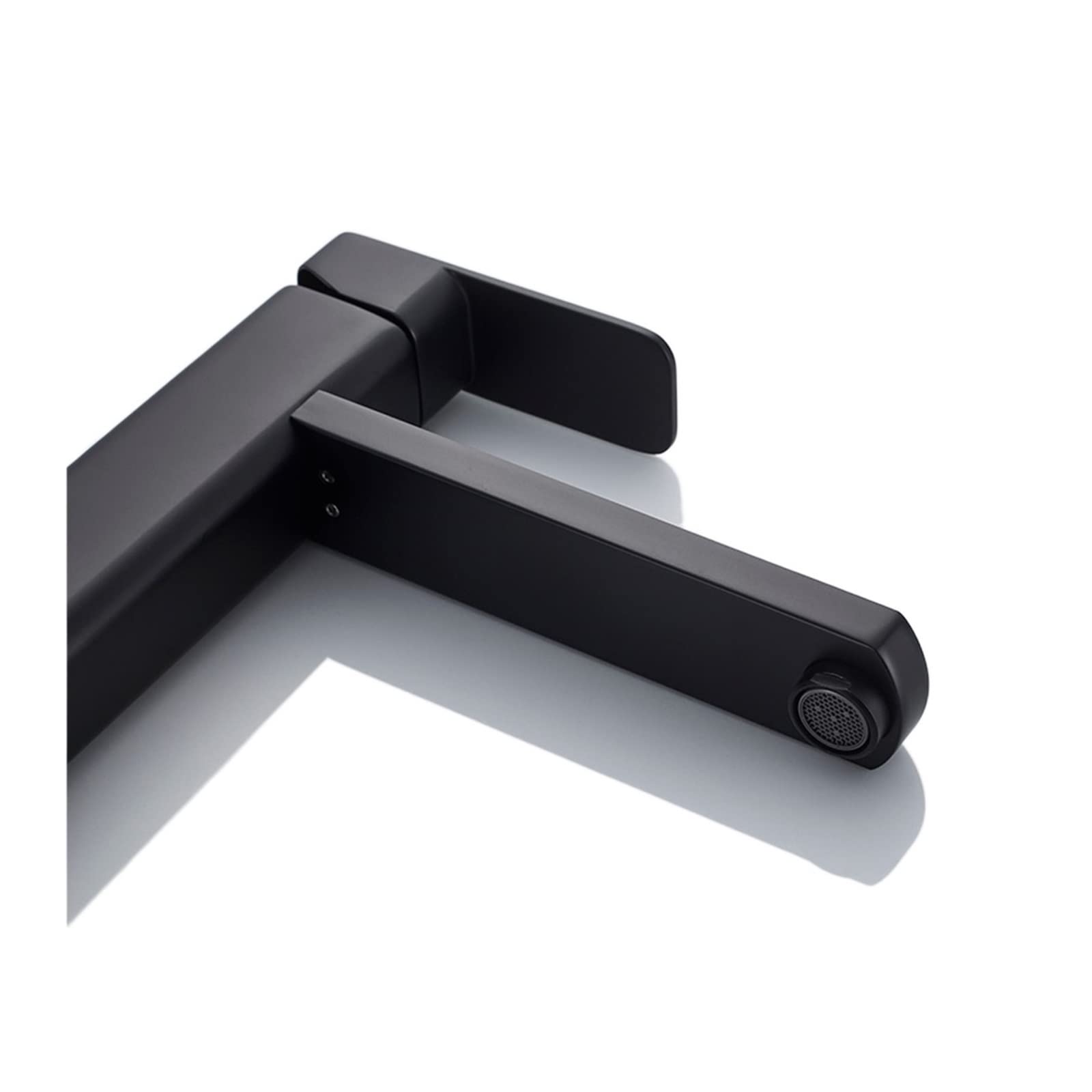 Grifo Lavabo, Grifo del baño de baño mezclador de agua fría y caliente grifo de baño de toque montado en la cubierta(Szary)