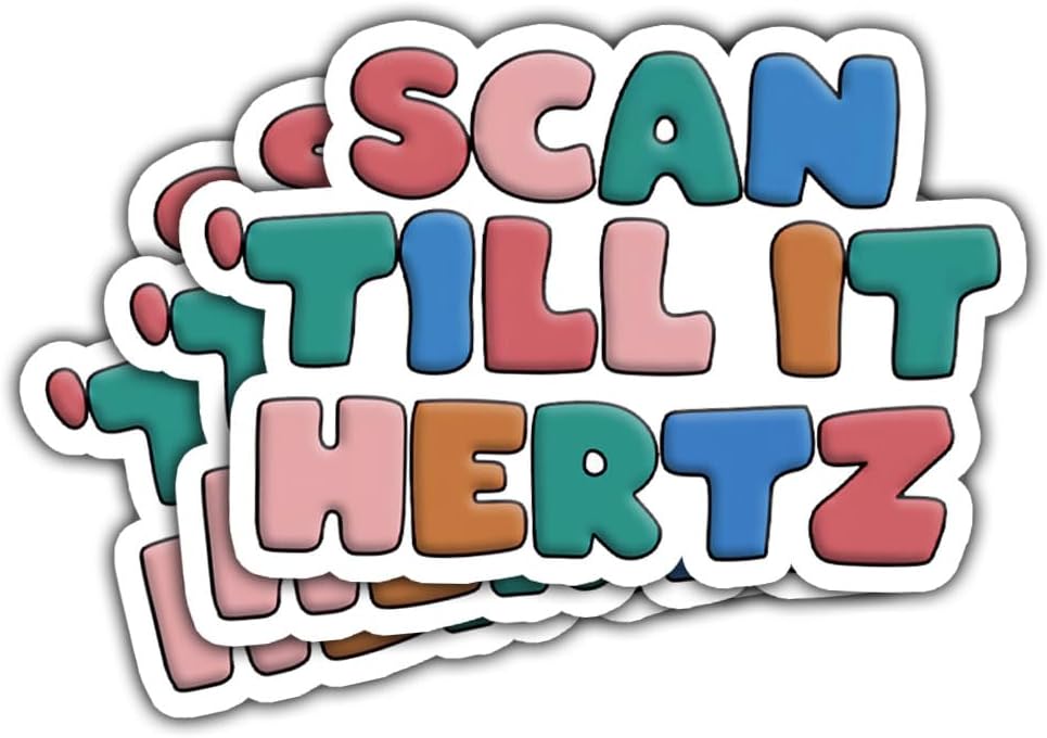 3Pcs Scan Till It Hertz Sticker Sonographer Ultrasound Gifts Scan Till It Hertz Stickers Rad Tech Week Gift Sonography Radiology Tech Decal for Laptop Water Bottle Toolbox Phone Car Hard Hat 3″ 3Pcs Scan Till It Hertz Sticker Sonographer Ultrasound Gifts Scan Till It Hertz Stickers Rad Tech Week Gift Sonography Radiology Tech Decal for Laptop Water Bottle Toolbox Phone Car Hard Hat 3″