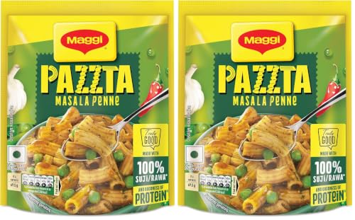 Image of Maggi PAZZTA Masala Penne Pasta, 69.5 g Pouch (Pack of 2)