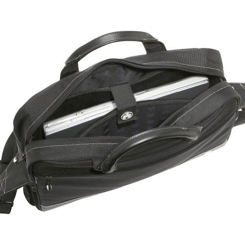 Mobile Edge Sumo Professional Laptop Briefcase Travel Computer Bag with Strap, Compatible with MacBook Pro 17 Inch and 16 Inch PC Laptops, SUMO89201, Black2