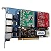 Price comparison product image Asterisk Card TDM410P with 2 FXO+2FXS modules,with Echo Cancellation Hardware Supports Asterisk,Issabel,FreePBX VitalPBX For IP PBX VoIP Phone System